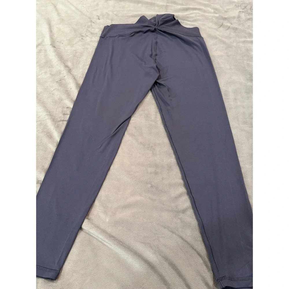 OFFLINE by Aerie Real Me Crossover Waistband 7/8 Leggings Gray Medium